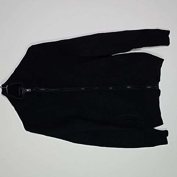 Guess xs black long sleeve sweater jacket - Picture 1 of 7